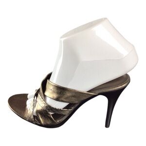 Athena Alexander Gold Heels Strappy Design size 7